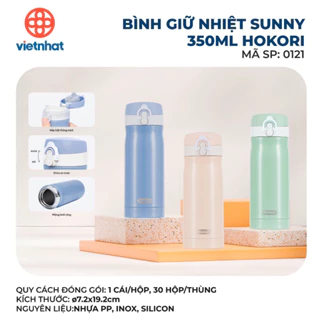 [sẵn hàng] Bình giữ nhiệt Sunny 350ml Hokori0121,BÌNH GIỮ NHIỆT SUNNY 500ML HOKORI 0122 ,tiện lợi ,tiết kiệm 0121, 0122