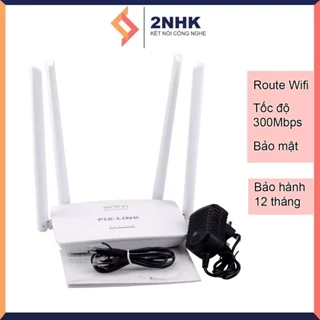 Bộ phát wifi 4 râu LV08,cục phát wifi xuyên tường tốc độ cao 300Mbps phủ sóng 300m, phát cùng lúc 28 thiết bị, 24/24....