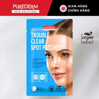 (HÀNG TẶNG KHÔNG BÁN) Purederm Miếng dán mụn che khuyết điểm 22 miếng (HSD: 11/10/2024)