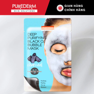 Purederm Mặt nạ sủi bọt than hoạt tính làm sạch da