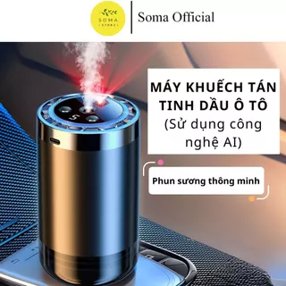 Máy Khuếch Tán Tinh Dầu Varomas Máy Xông Tinh Dầu Phun Sương Khử Mùi, Tạo Độ Ẩm Ô Tô, Phòng Bàn Làm Việc Có Đèn Led KT94