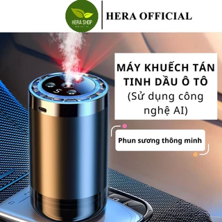 Máy Khuếch Tán Tinh Dầu Varomas Máy Xông Tinh Dầu Phun Sương Khử Mùi, Tạo Độ Ẩm Ô Tô, Phòng Bàn Làm Việc Có Đèn Led KT94