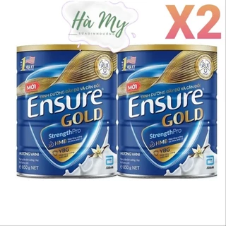 [Combo 2 Lon ] Sữa Bột Ensure Gold Hương Vani HMB 800g