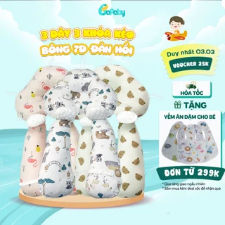 Gối Chữ U Cho Bé Sơ Sinh BAFABY Chống Giật Mình Giảm Bẹp Đầu 3 Dây Rút Điều Chỉnh - 305