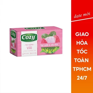 Trà VẢI Cozy túi lọc - hộp 50g (25 túi lọc x 2g)