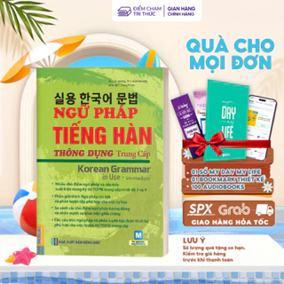 Sách - Ngữ Pháp Tiếng Hàn Thông Dụng Trình Độ Trung Cấp - Korean Grammar in use Intermediate - Có App Online Học Kèm