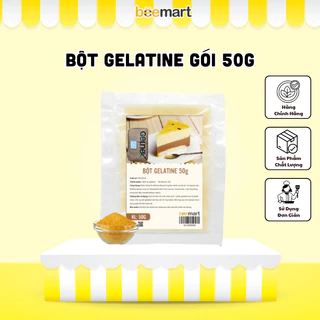 Bột Gelatine độ Bloom 250 gói nhỏ 50gr