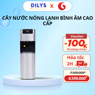 Cây Nước Nóng Lạnh Bình Âm Cao Cấp FujiE WD7500C có 3 vòi lấy nước có khóa an toàn bảo hành chính hãng 24 tháng