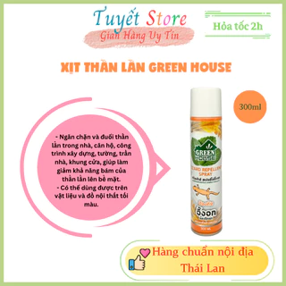 Chai xịt thằn lằn Green House từ Thái Lan 300ml - Lizard Repellent Spray