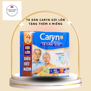 (tặng 4 miếng)Tã Bỉm Dán Người Lớn Caryn Siêu Thấm Size L40 Miếng Gói Siêu Tiết Kiệm vòng 68-122cm