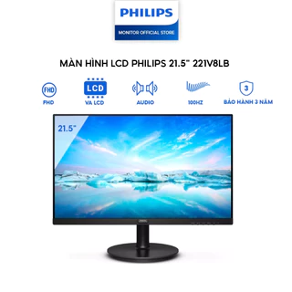 Màn Hình LCD Philips 221V8LB 21.5" FHD VA 100Hz - Hàng chính hãng