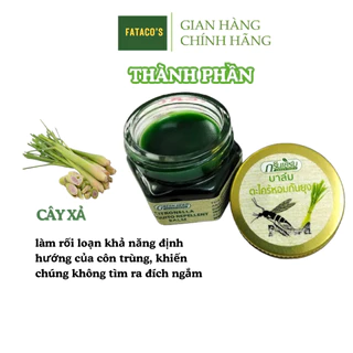 Dầu Cù Là Sả, Cao Bôi Muỗi Đốt Green Herb Balm Chiết Xuất Thảo Dược An Toàn Cho Bé 10GR - Fataco's