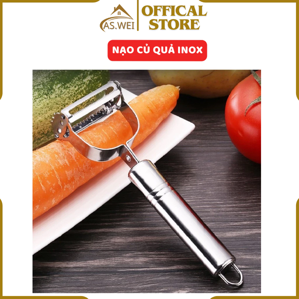 Nạo củ quả inox 3 trong 1, Bàn nạo, dụng cụ bào cắt củ quả tiện ích