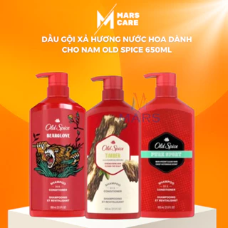 Dầu Gội Xả Hương Nước Hoa dành cho nam OLD SPICE 650ml, dầu gội dành cho nam - MarsCare