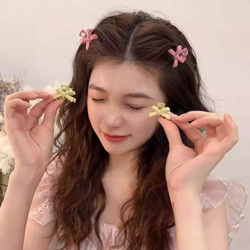 Set 6 Kẹp tóc Phong cách Hàn Quốc dễ thương siêu cute Cho Bạn Gái Bé Gái