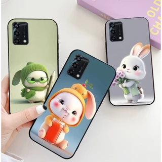 ốp lưng oppo a74 / oppo a94 / oppo a95 / oppo a96 4g in hình thỏ dễ thương cute