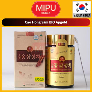 (Date 4/2026) Cao Hồng Sâm BIO Apgold Hàn Quốc Hộp 1 lọ x 240g