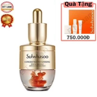 [ Siêu Khuyến Mãi ] Tinh chất nhân sâm sulwhasoo phục hồi giải cứu làn da tức thì Concentrated Ginseng Ampoule 20g