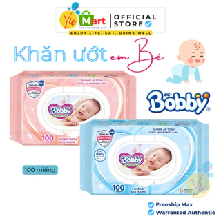 Khăn ướt em bé Bobby 100 miếng - Chăm sóc cá nhân Khăn giấy, khăn ướt