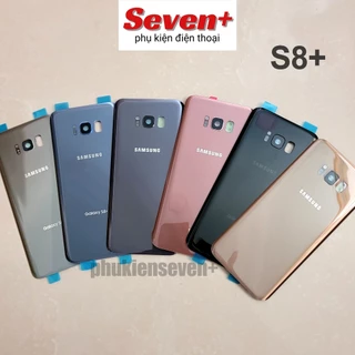 Nắp lưng Samsung Galaxy S8+ (S8 Plus) có kính camera và ron keo viền đủ màu sắc