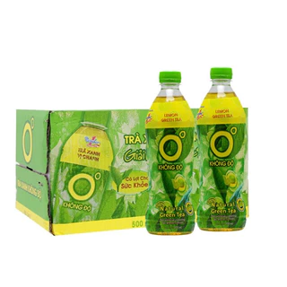 THÙNG TRÀ XANH KHÔNG ĐỘ ( 24 CHAI X 455ML)