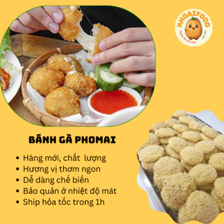 Bánh gà nhân phô mai mozzarella thơm đậm vị thịt gà, béo ngậy vị phô mai