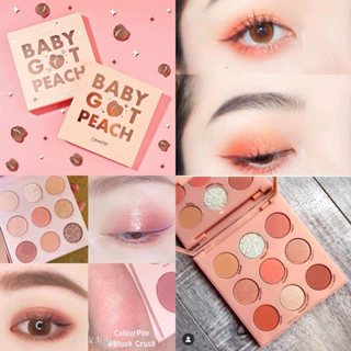 Bảng mắt Colourpop: In a trance. Blush crush. Baby got peach