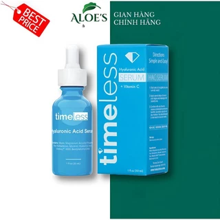 [BILL MỸ] Tinh Chất Cấp Nước, Sáng Da Timeless Hyaluronic Acid + Vitamin C Serum 30ml