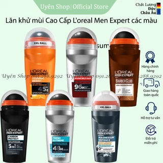 Lăn Khử Mùi L'oreal Loreal Men Expert Cao Cấp, Cảm Giác Thoải Mái, Khô Thoáng, Ngăn Mùi Dài Lâu 50ml