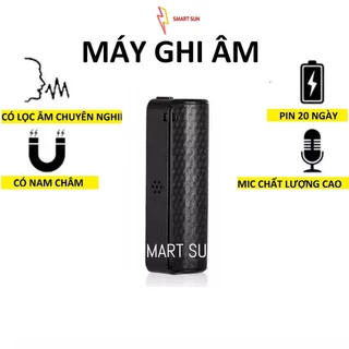 Máy ghi âm S70 cao cấp, có lọc âm, nam châm, pin 20 ngày liên tục