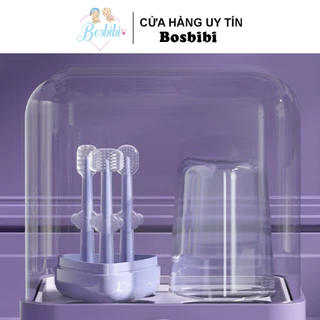 Bộ rơ lưỡi + bàn chải silicon vệ sinh miệng cho bé 0-18 tháng. Tạo thói quen đánh răng cho bé Bộ rơ lưỡi silicon và bàn