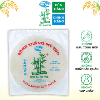 BÁNH TRÁNG TRÒN HIỆU BA CÂY TRE (SIZE 22CM) 340GRAM. BÁNH DẺO DAI CUỘN ĐẸP.