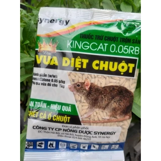 Thuốc Trừ Chuột Trộn Thóc sẵn Kingcat 0.05RB 50gr Vua Diệt Chuột