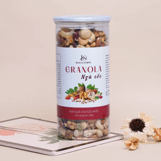 Granola Ngũ Cốc Vị Truyền Thống DALA, 5% yến mạch, granola mix hạt dinh dưỡng.