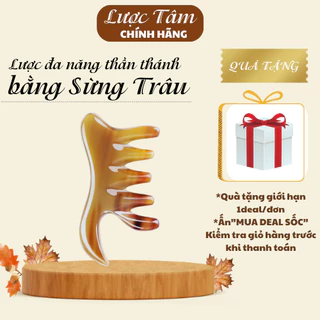 Lược Sừng Đa Năng Thần Thánh  Massage Làm Đẹp, Thư Giãn, Lưu Thông Máu Giảm Đau Đầu