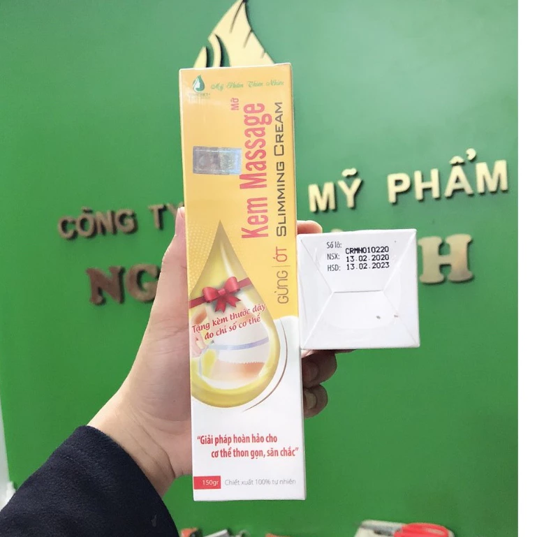 Kem Tan Mỡ Ngân Bình 150gr Chiết Xuất Gừng Ớt Giảm Mỡ Bụng Sau Sinh,Mỡ Đùi và Bắp Tay