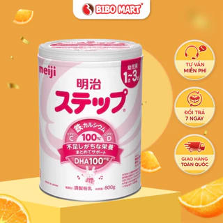 Sữa Meiji Số 9 Nội Địa Chính Hãng Phát Triển Não Bộ Tăng Chiều Cao Hỗ Trợ Tiêu Hóa Lon 800g Cho Bé 1 - 3 Tuổi - Bibo Mar