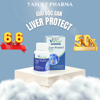 Viên uống giải độc gan Liver Protect làm mát gan tăng cường chức năng gan lọ 60 viên Rosa Bonita