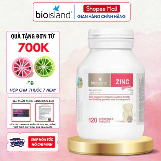 Viên Kẽm Bio Island Zinc hỗ trợ tăng cường đề kháng và giúp bé phát triển toàn diện 120 viên của Úc