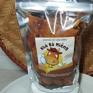 Khô bò nguyên miếng - Mềm ngon không dai - Đậm vị thơm ngon - Loại 1 - Túi 100gr