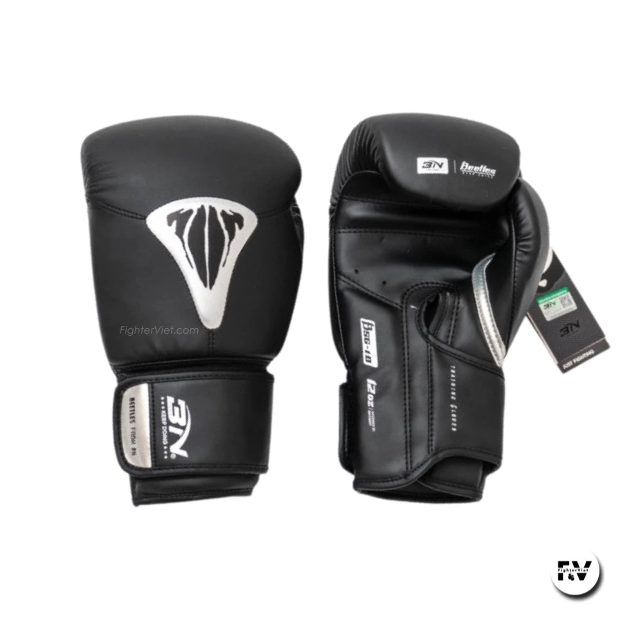 Găng Boxing Muay Thai Kickboxing BN Beetles - Đen