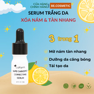 Serum giảm nám tàn nhang, tinh chất xóa nám trắng da làm đều màu da hỗ trợ làm mờ các đốm nâu - 5ml