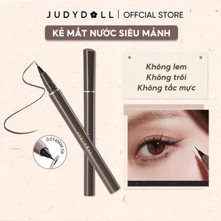 JUDYDOLL Bút kẻ mắt nước Siêu mảnh Slim liquid eyeliner Chống nước Lâu trôi Không lem 0,014mm