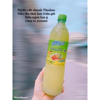 [Nội Địa Thái] Nước cốt chanh chai 1000ml hàng chuẩn chính hãng