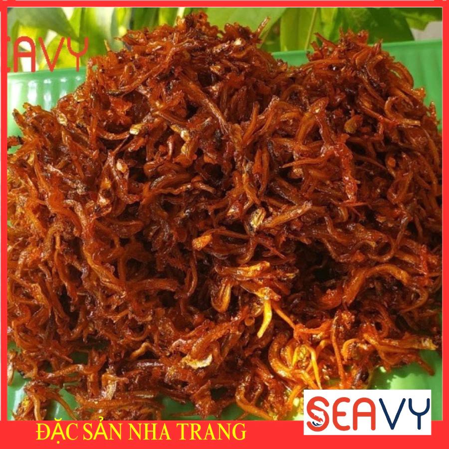 Cá Cơm Mờm Rim Giòn 500g giòn thơm ăn kèm cơm xôi cháo đều ngon Hương Vị Đặc Sản Nha Trang,