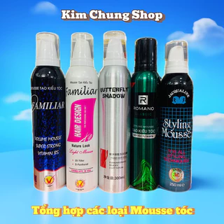 Tồng hợp các loại Mousse giữ nếp tóc, mút bọt vuốt tóc tạo kiểu tóc nam và nữ bán chạy