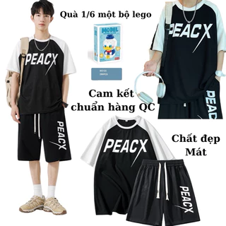 Bộ cotton quần áo trẻ em hàng qc size đại cho bé trai từ 28-55kg