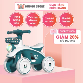 [Ship Hoả Tốc] Xe chòi chân thăng bằng cho bé cao cấp mẫu mới có đèn nhạc DUMBO STORE