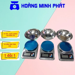 Cân điện tử - cân gia vị nhà bếp Full INOX FX03 3kg 5kg_cân tiểu ly chính xác có tô inox tặng kèm