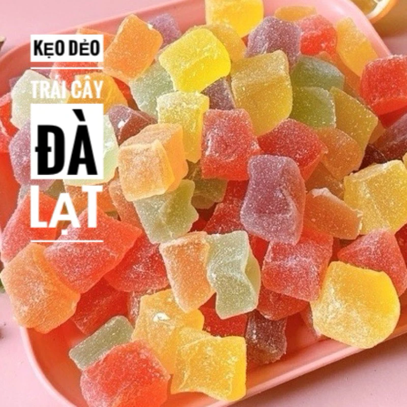 1KG KẸO DẺO TRÁI CÂY ĐÀ LẠT